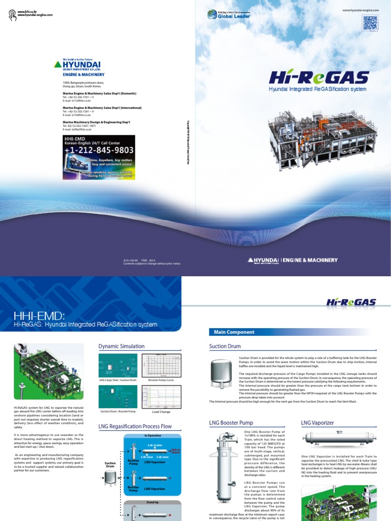 Hyundai Integrated Regasification System | PDF | Liquefied Natural Gas ...