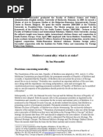 Study on the neutrality of Republic of Moldova by Ion Marandici