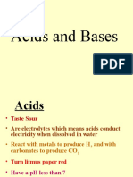 Acids and Bases - An Introduction