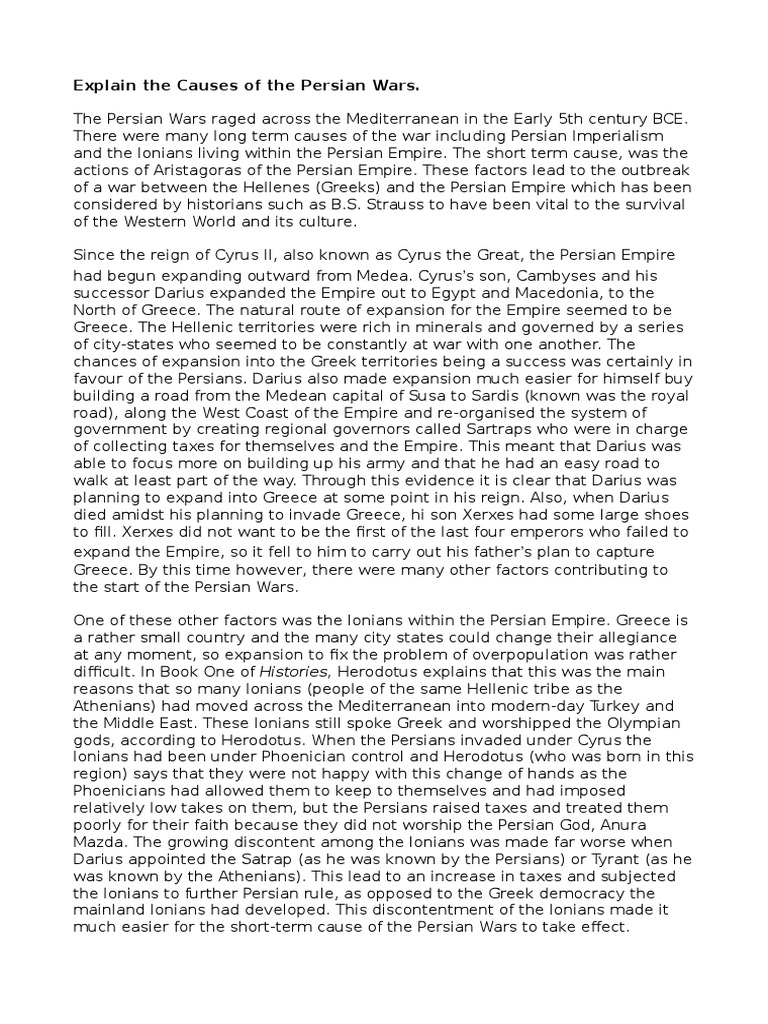 Darius I of Persia Essays