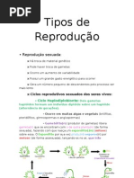Tipos de reprodução pra frente - começando bontânica