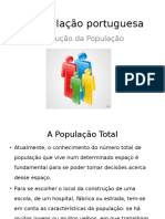 Evolução População Portuguesa