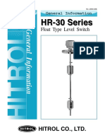 Float Type Level Switch: Hitrol Co., LTD