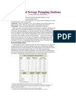 Minimum Static Head - Design of Sewage Pumping Stations - 85828