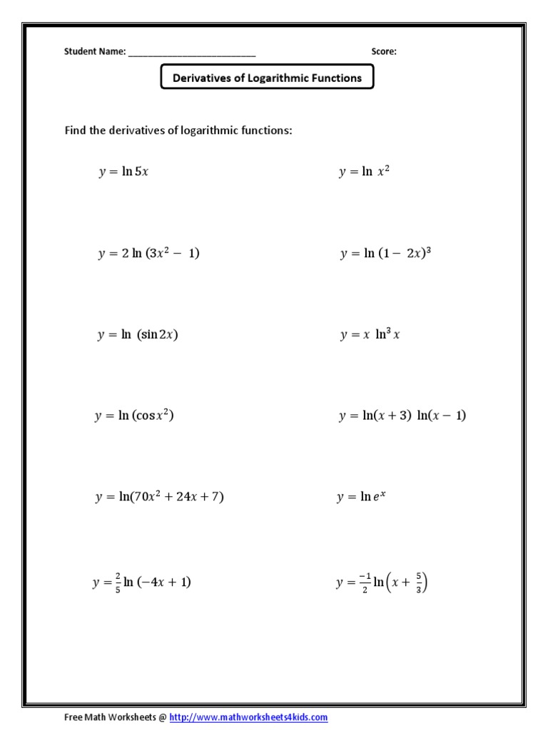Logarithmic Functions | PDF | Teaching Methods & Materials | Computers