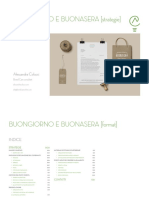 Buongiorno e Buonasera Branding Plan - Indice (ITA)