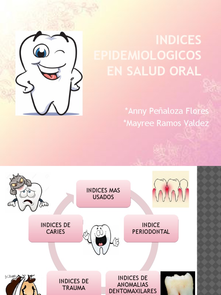 Indices Epidemiologicos en Salud Bucal Diente humano