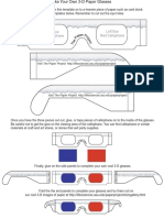 Right Eye Blue Cellophane Left Eye Red Cellophane: Aper Proje