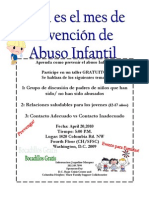 April 2010 Child Abuse Prevention Workshop - Spanish