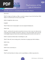 39 Esther Hicks Transcript