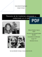 Trastorno Emocionales-Conductuales en El Niño
