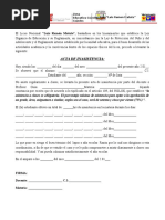Formatos de Actas