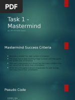 Mastermind Write Up