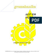 AGT 850/860 Instruction Manual