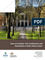Guns on Campus: The Architecture and Momentum of State Policy Action
