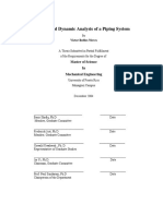 A50012660 Static and Dynamic Analysis of a Piping System