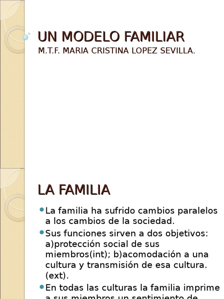 Modelos De Familia Ejemplos | Familia Y Sus Caracteristicas – EXWJ
