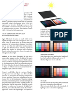 Investigating Pyle's Painting Ideas with a Colorimeter