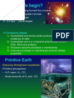 How Did Life Begin?: 4 Overlapping Stages