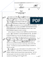 Minutes of Branch Chief's Meeting On UFOs, 11 August 1952