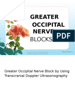 Greater Occipital Nerve Block