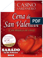 Gran Casino Sardinero - San Valentin 2016