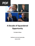 Download A DECADE OF SQUANDERED OPPORTUNITY by JM Minor by Desmond Sullivan SN296851791 doc pdf
