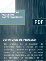 Ingenieria de Procesos Gastronomicos