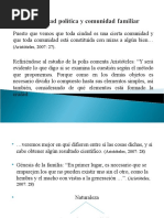 Aristóteles comunidad política y comunidad familiar
