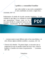 Aristóteles Comunidad Política y Comunidad Familiar