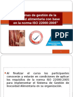 Presentación ISO 22000 de Dic 13