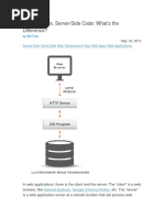 Client Side Server Side