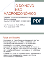 Revisão Do Novo Consenso Macroeconomico