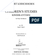 IMSLP273730-PMLP444430-Loeschhorn A. Childern S Studies Op.181 Book 1