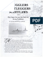 Smugglers Bootlegger Scofflaws, Prologue magazine