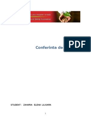 Proiect Conferinta De Presa