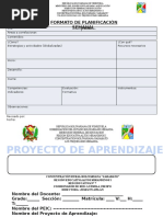 Formato PA Y Planificación