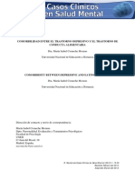 Comorbilidad Trastorno Depresivo y Trastorno Conducta Alimentaria