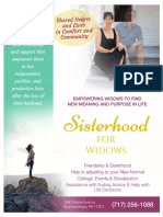 Sisterhood for Widows Flyer