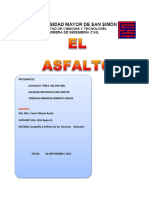 Asfalto: propiedades y usos