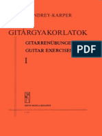 Szendrey-Karper Gitárgyakorlatok