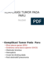 Komplikasi Tumor Pada Paru