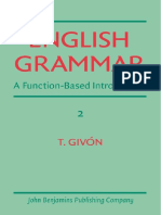 English Grammar - A Function-Based Introduction. Volume II