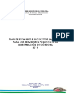 Plan de Incentivos y Estimulos Laborales 2011