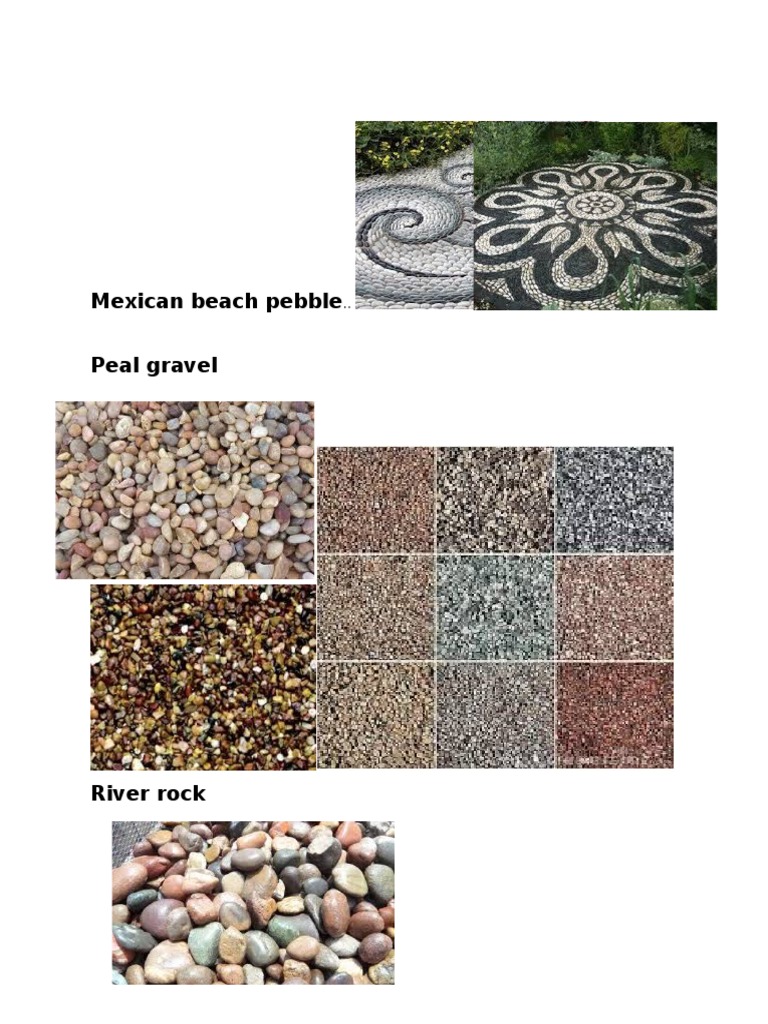 Mexican Beach Pebble Peal Gravel | PDF