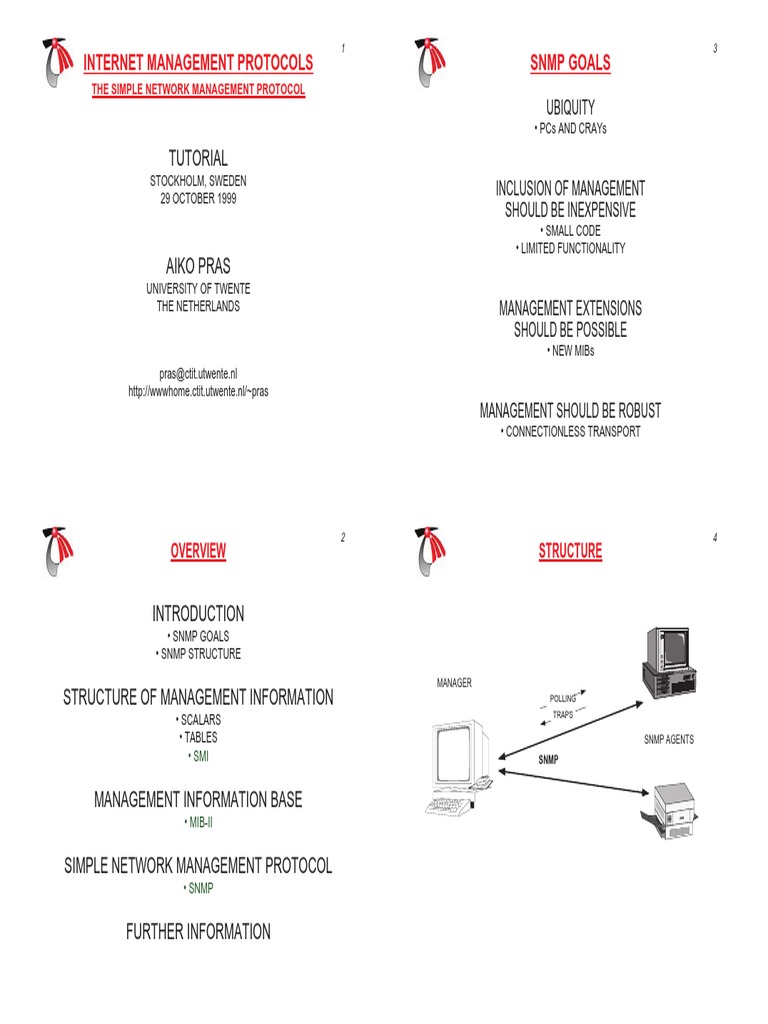 SNMP Protocol and MIB Tutorial | PDF