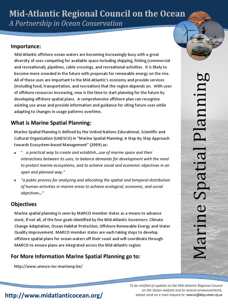 Marine Spatial Planning | PDF | Natural Environment | Earth Sciences