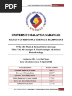 Download Animal Biotechnology - The Advantages  Disadvantages of Animal Biotechnology by sabatini89 SN29690055 doc pdf