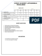 BAB-UL-ILM SCIENCE ACADMEY LATHIANWALA FAISALABAD OBJECTIVE PART