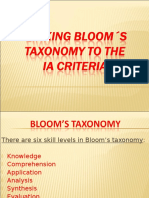 Blooms Taxonomy